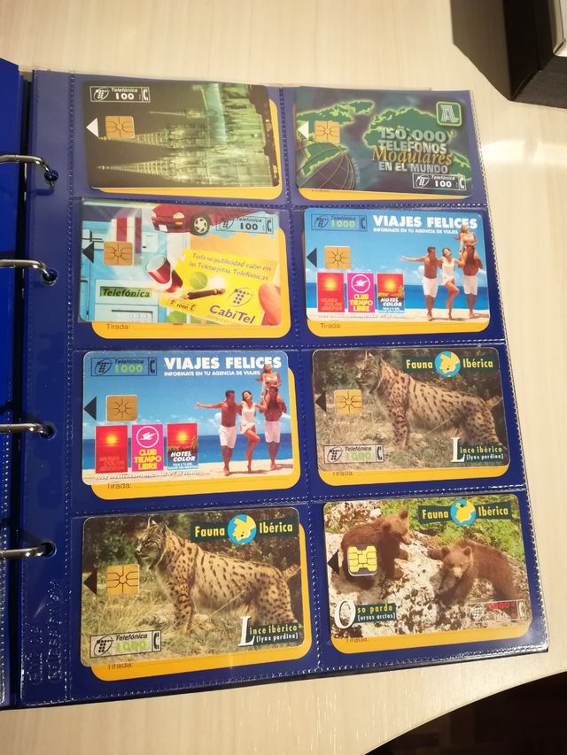 TARJETAS TELEFÓNICAS 