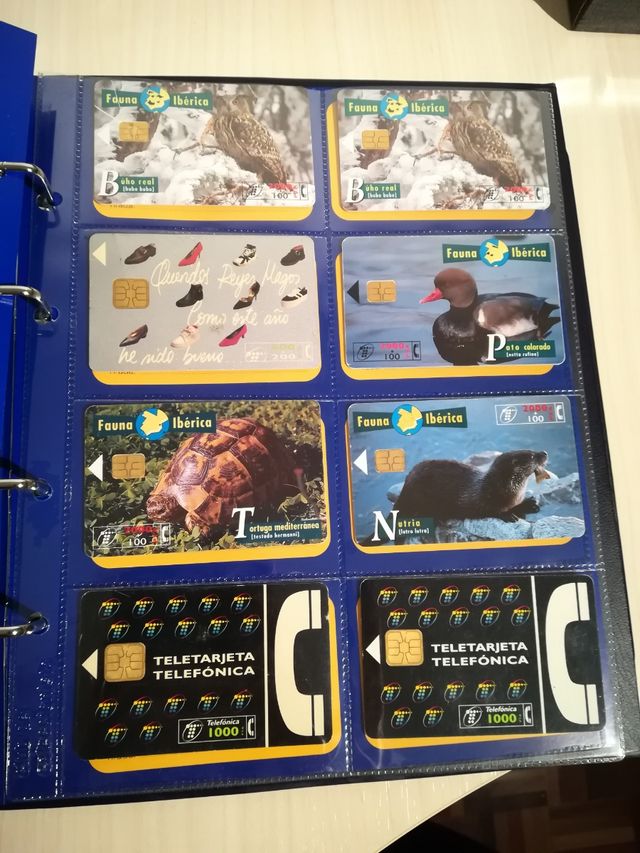 TARJETAS TELEFÓNICAS 