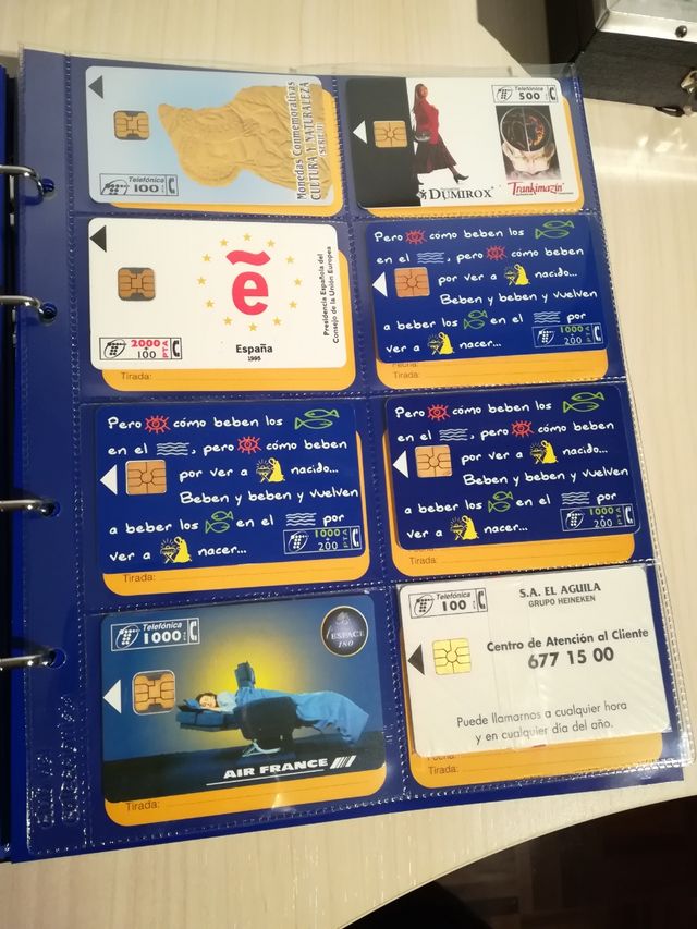 TARJETAS TELEFÓNICAS 