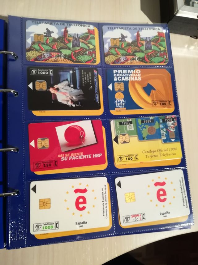 TARJETAS TELEFÓNICAS 