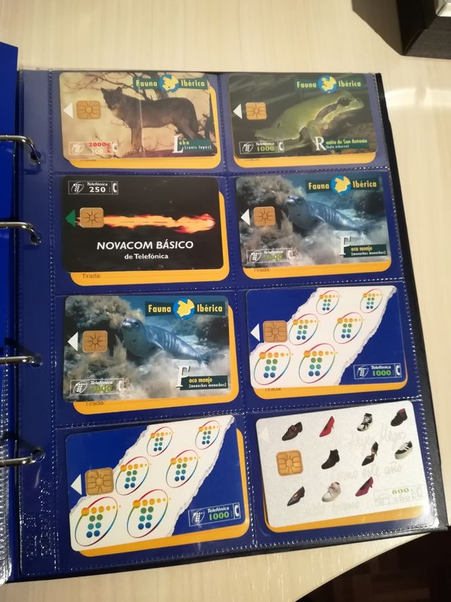 TARJETAS TELEFÓNICAS 