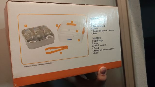 Esterilizador para microondas