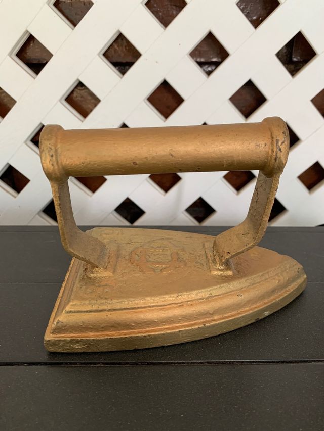 Plancha de hierro vintage 