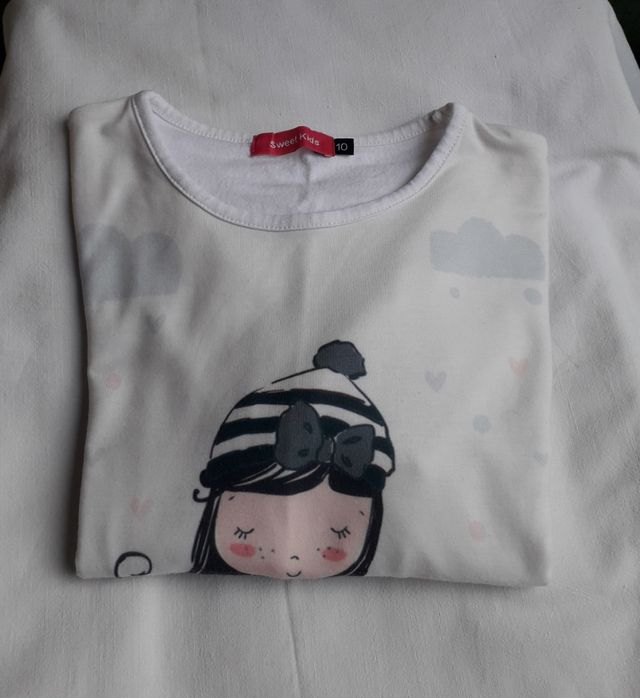 Camiseta niña, talla 10 años.