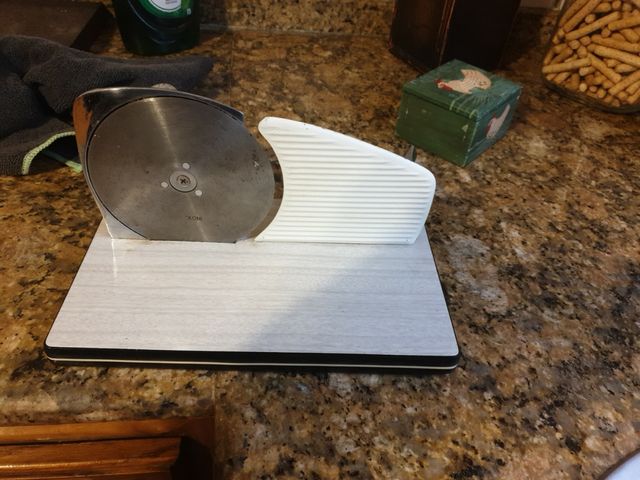 maquina de corte fiambrera antigua