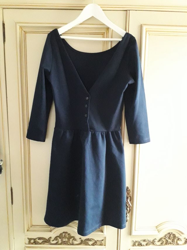 Vestido azul, talla 12/14 años.