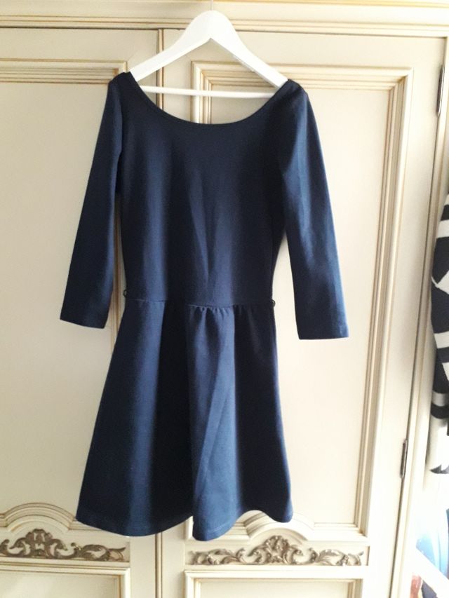 Vestido azul, talla 12/14 años.