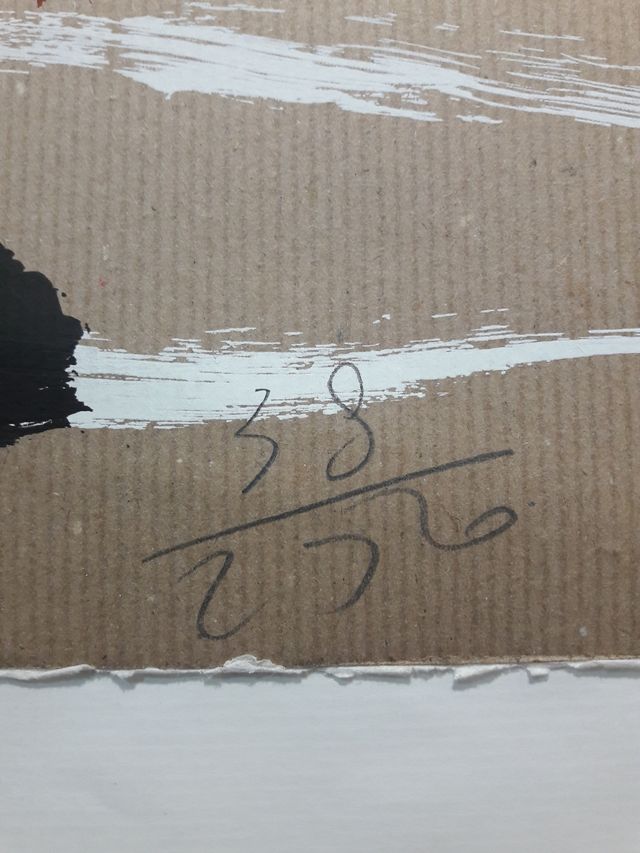 MIMMO PALADINO , LITOGRAFIA