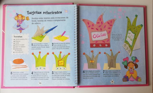 MANUALIDADES PARA PRINCESAS - LIBRO