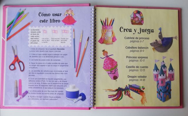 MANUALIDADES PARA PRINCESAS - LIBRO