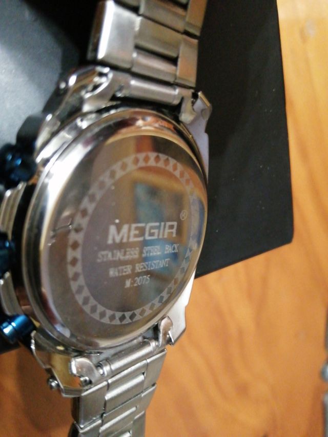 reloj hombre cuarzo megir