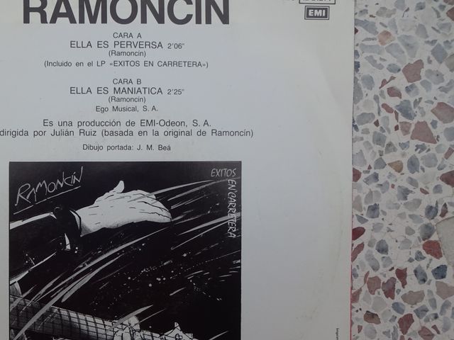 Ramoncin Ella Es Perversa Vinilo Single EP Año1986
