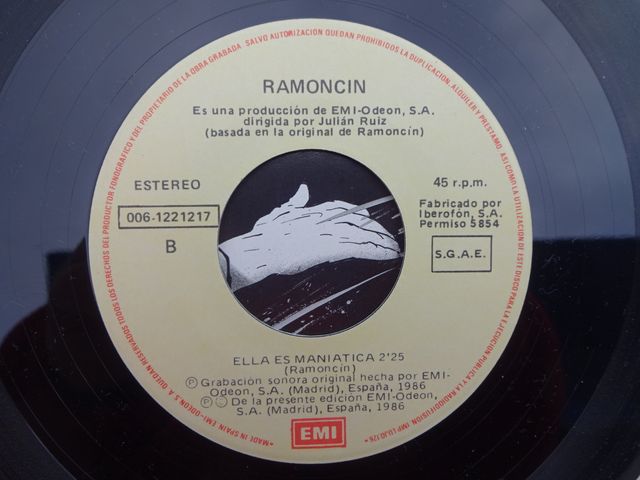 Ramoncin Ella Es Perversa Vinilo Single EP Año1986