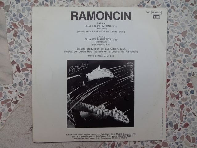 Ramoncin Ella Es Perversa Vinilo Single EP Año1986