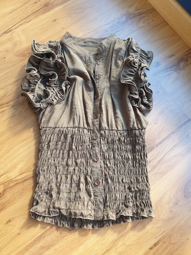 Camisa marron bronce