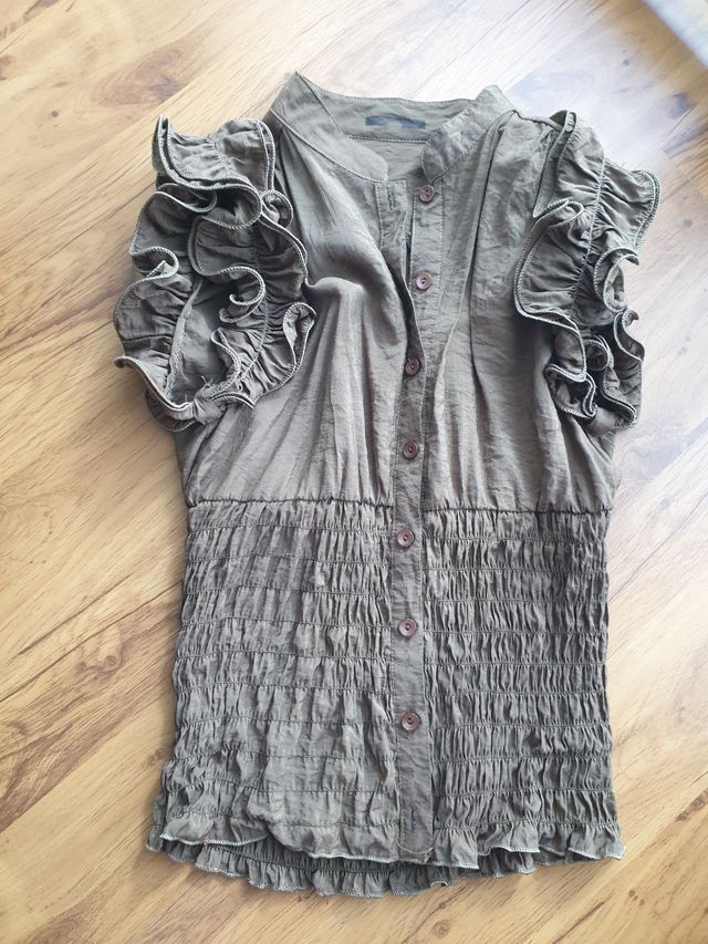 Camisa marron bronce