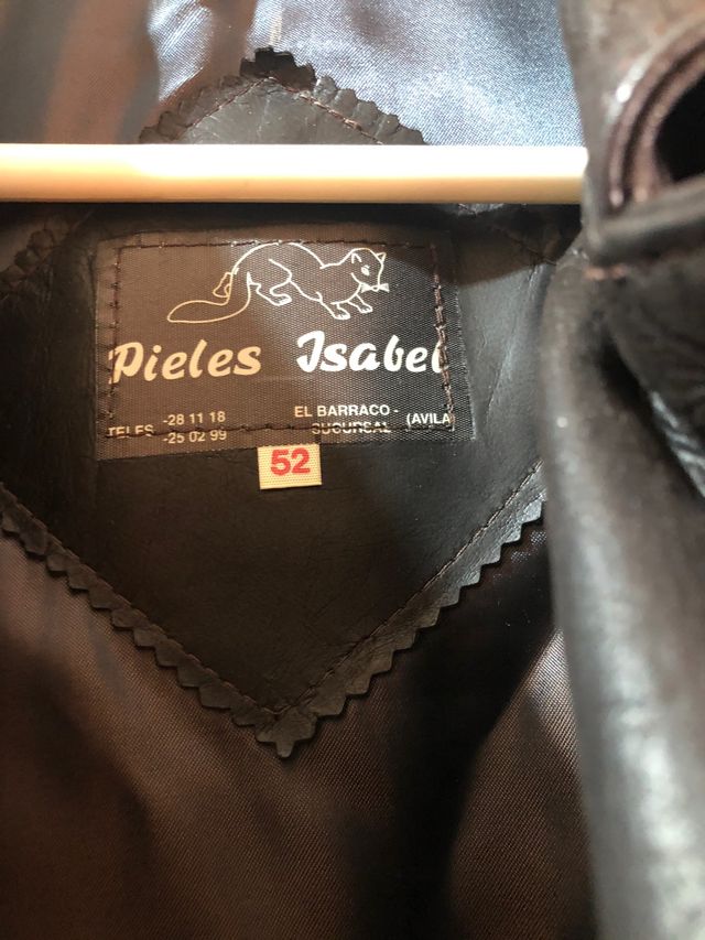 Cazadora de piel auténtica 