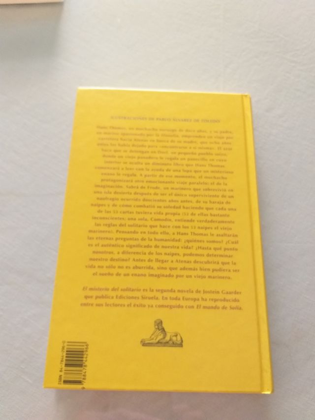 EL MISTERIO DEL SOLITARIO. Jostein Gaarder