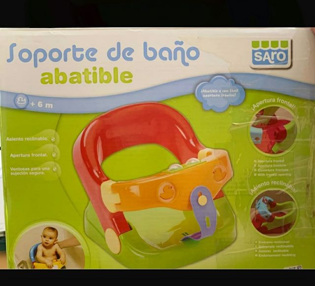 Asiento de baño abatible