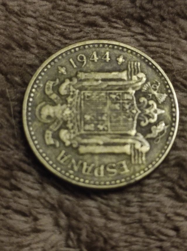 Moneda 1 peseta España año 1944