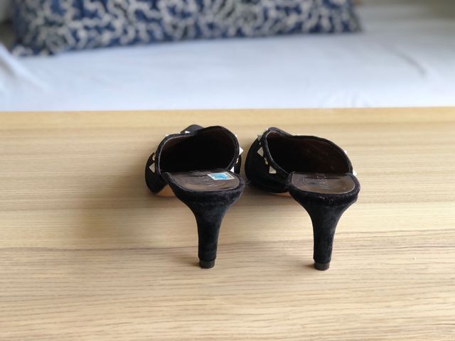 Mules tacón. Mascaró. Talla 38