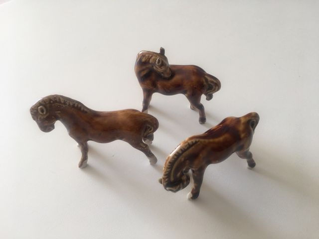 Caballos de porcelana