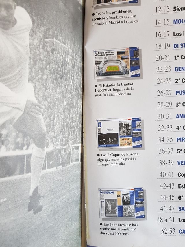 Libro Fotos para la historia del Real Madrid