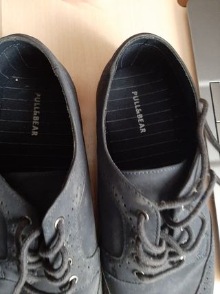 Zapatos ante hombre azul marino de segunda mano por 10 EUR en Bormujos en  WALLAPOP
