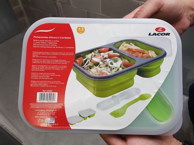 fiambrera plegable