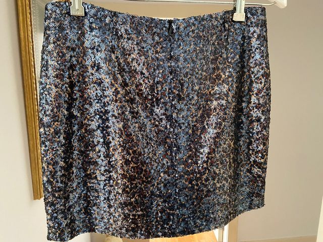 Falda con lentejuelas