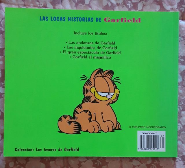 Las locas historias de garfield. cómics