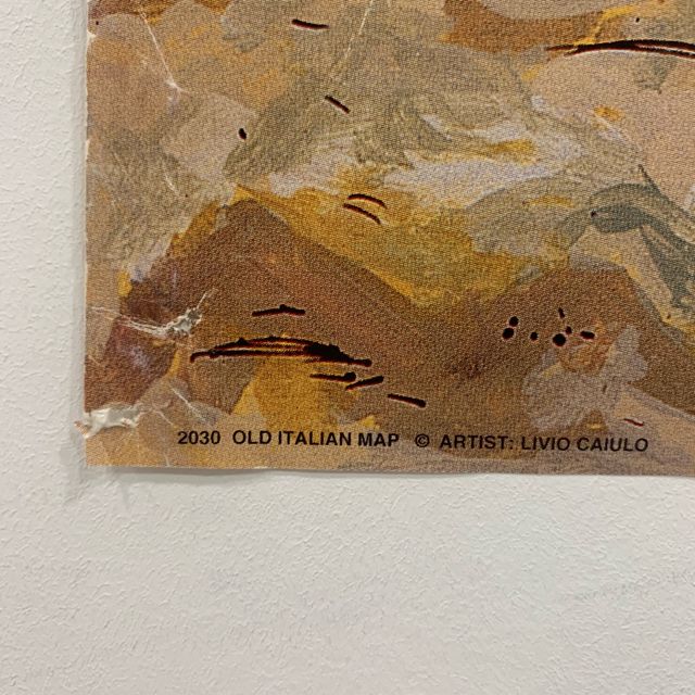 Precioso mapa de Italia (cártel)