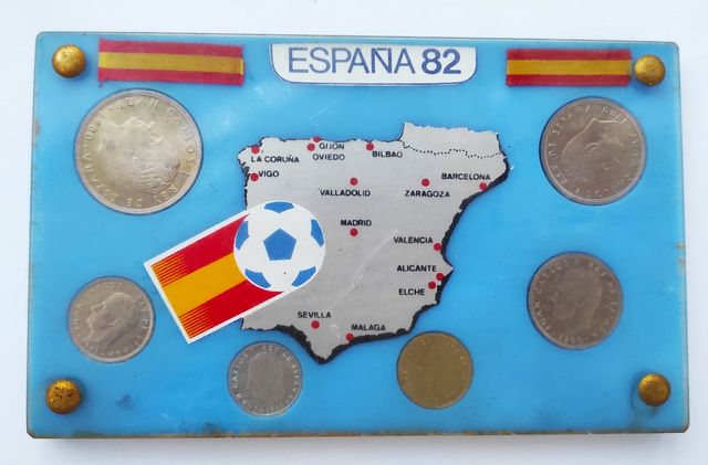 Monedas mundial 82 España