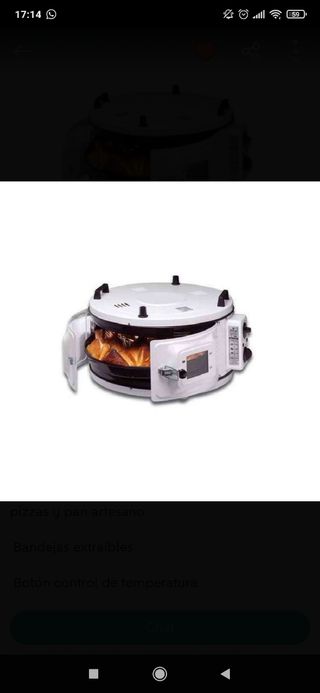 Horno eléctrico redondo nuevo de segunda mano por 60 EUR en Madrid en  WALLAPOP