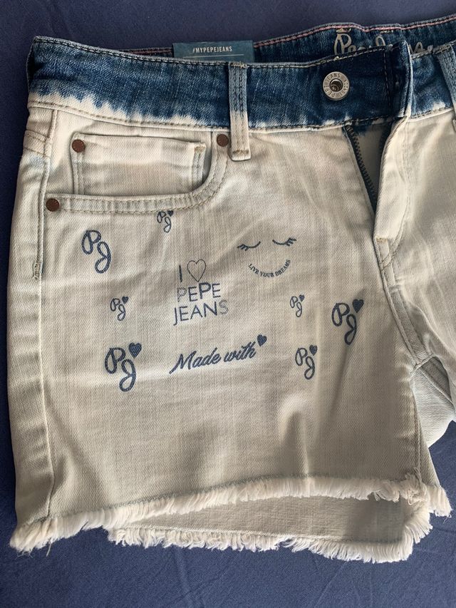 Shorts Pepe Jeans con etiqueta talla 16