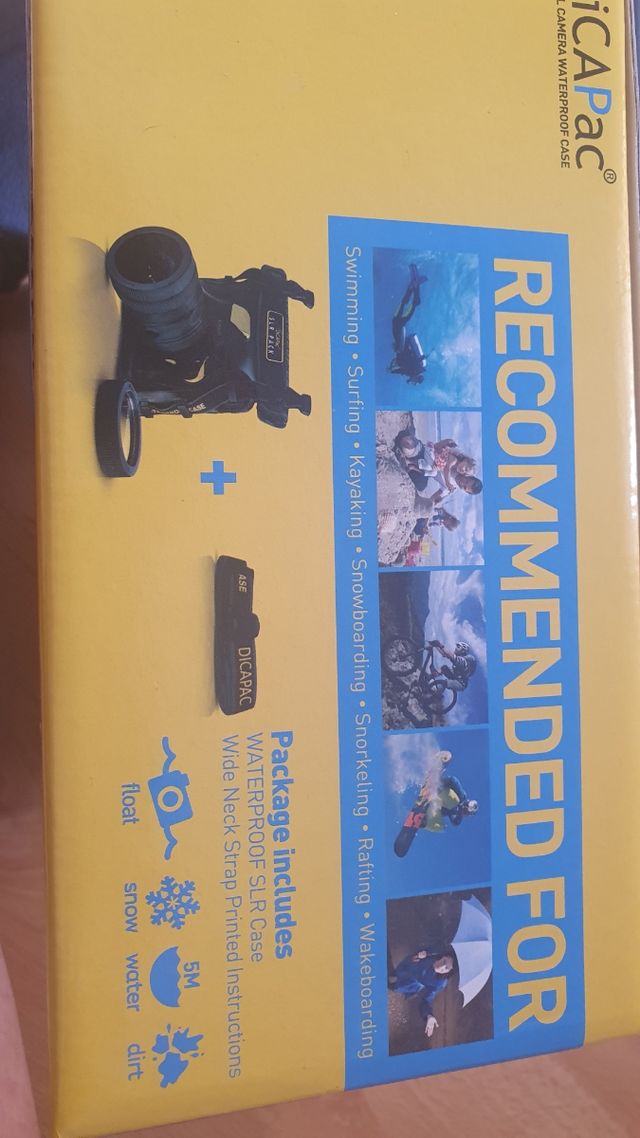 funda acuático provisional para camar DSLR, SLR