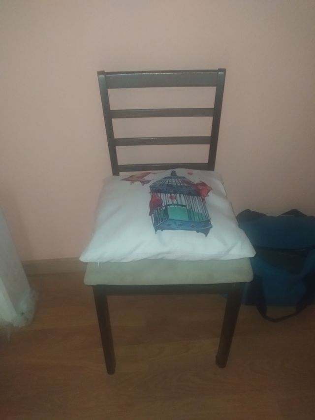 silla comedor madera