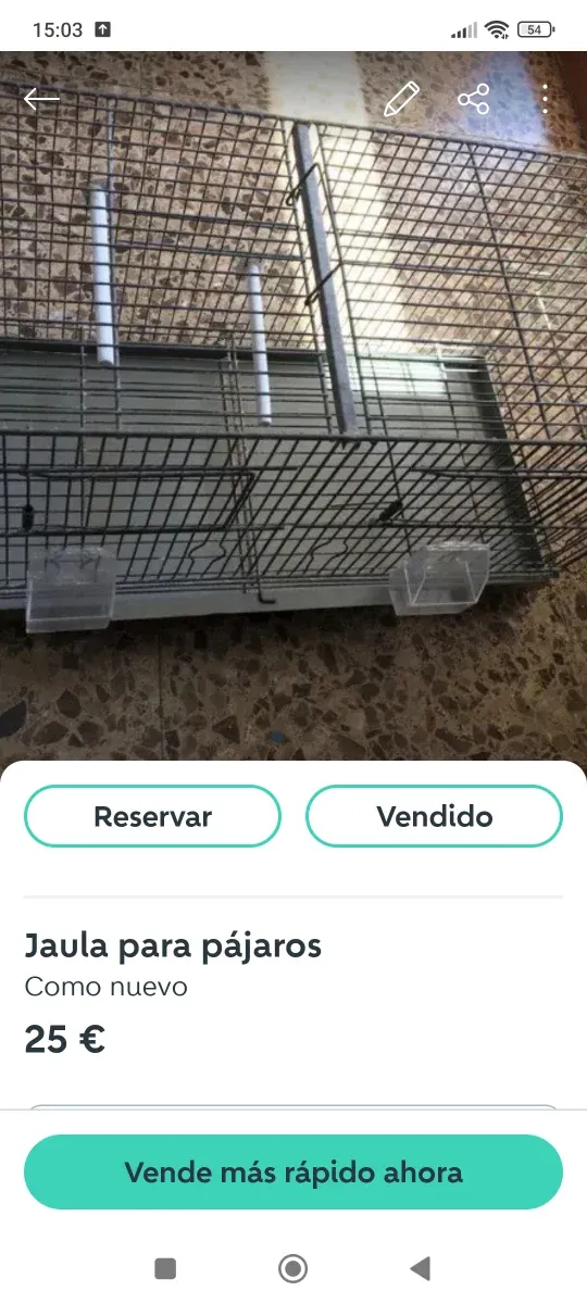 Jaula para pájaros