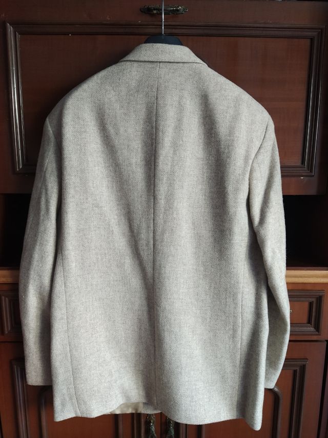 Americana hombre beige