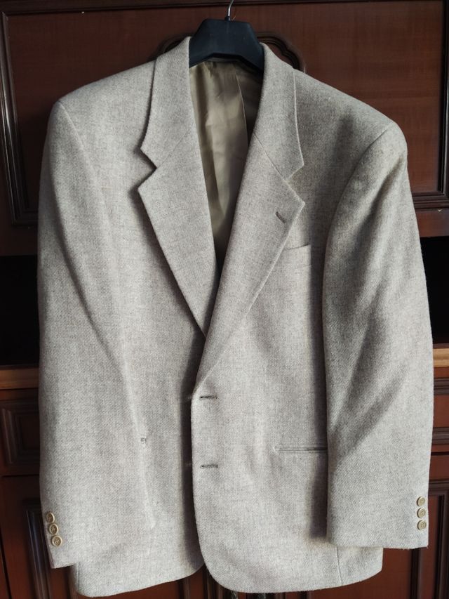 Americana hombre beige