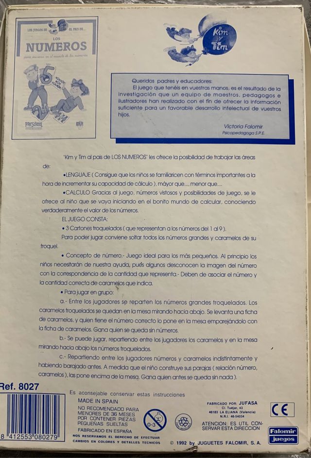 Juego de mesa "Números".