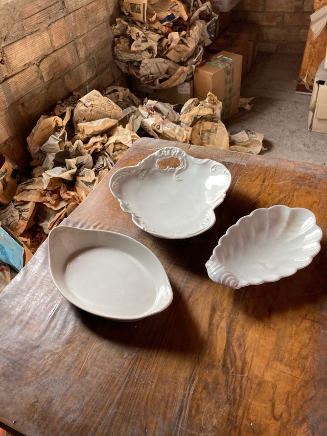 Bandejas aperitivos antiguas