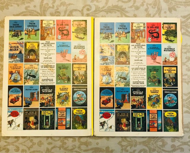 Lote libros TINTÍN
