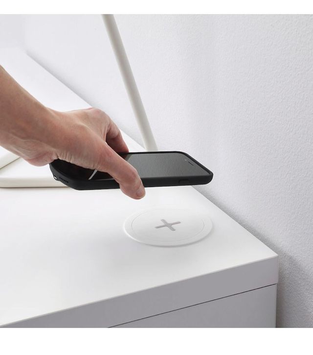 Cargador inalámbrico, blanco/corcho NORDMÄRKE