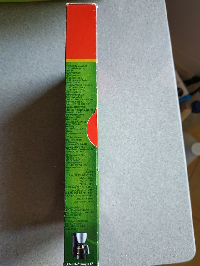 filtro cafetera eléctrica sin estrenar