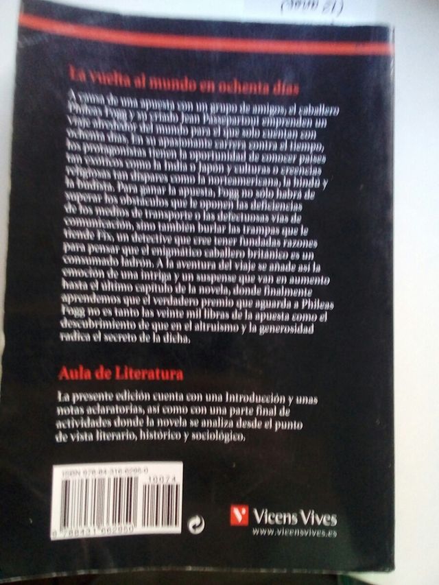 La vuelta al mundo en ochenta días( Julio Verne)