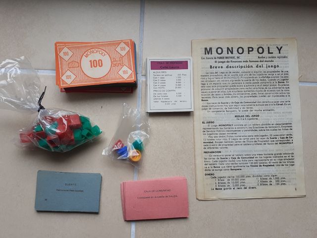 Monopoly antiguo años 80, de Borrás