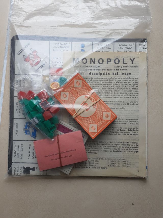 Monopoly antiguo años 80, de Borrás