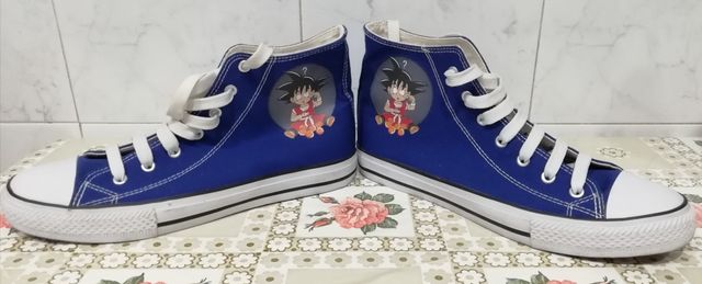 Bambas tipo converse DragonBall