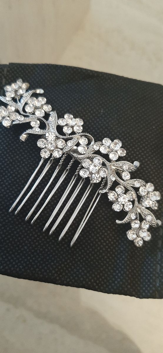 OCASIÓN! Tocado para Novia-Fiesta con Pedrería